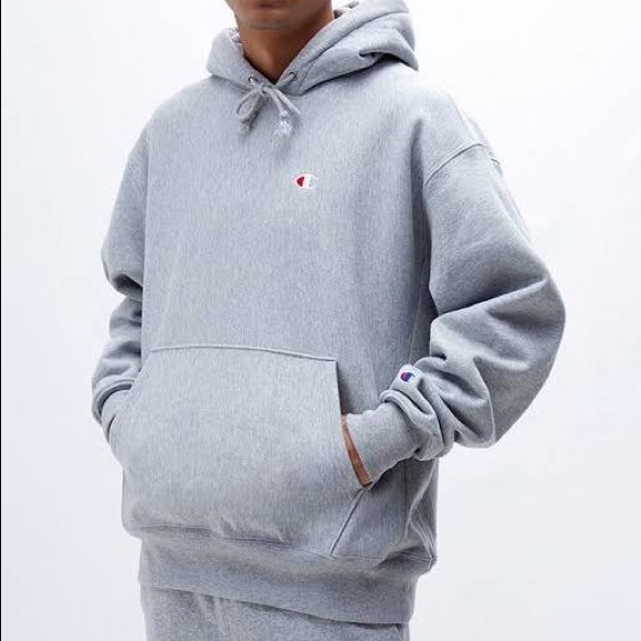 Champion Gray Hooded sweatshirt - Picture 1 of 4